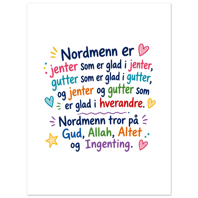 Ordene som samler oss – plakat